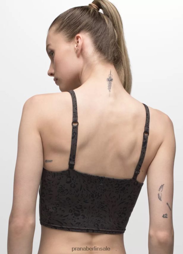 prAna Chakra-Crop-Top dunkle Eisenjahreszeiten Kleidung Frauen 86B4N6122