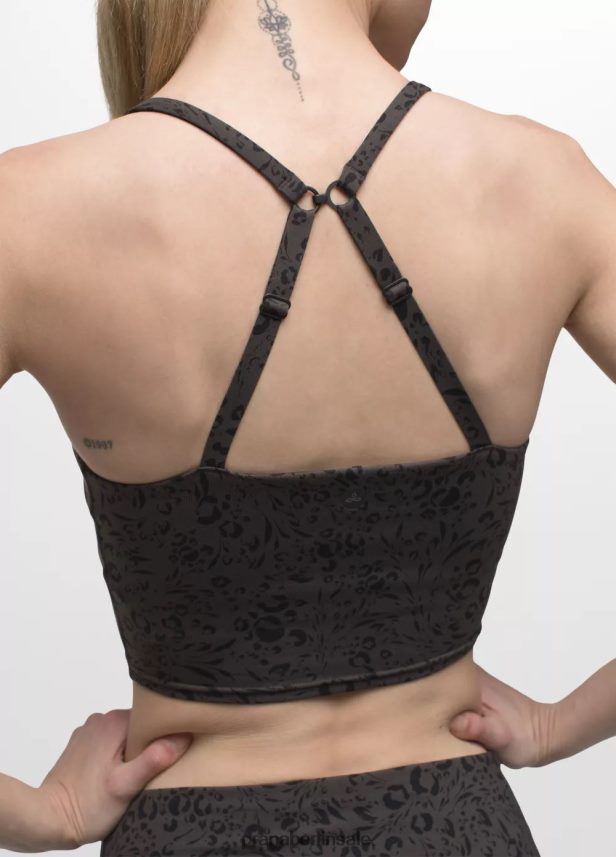 prAna Chakra-Crop-Top dunkle Eisenjahreszeiten Kleidung Frauen 86B4N6122