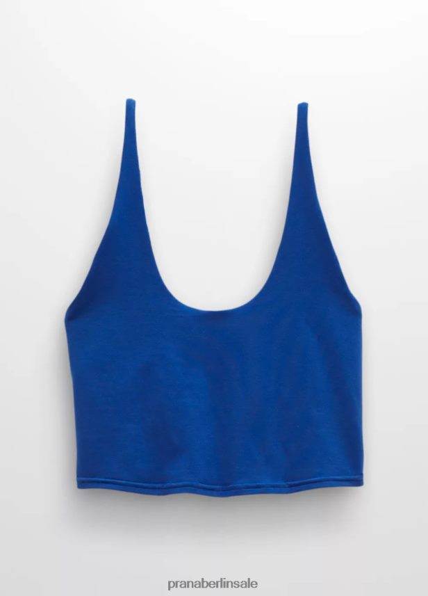 prAna Chakra-Crop-Top reicher Saphir Kleidung Frauen 86B4N6121