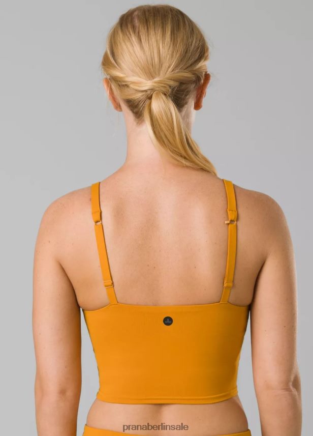 prAna Chakra-Crop-Top tiefe Sonnenwende Kleidung Frauen 86B4N6124