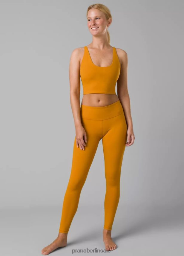 prAna Chakra-Crop-Top tiefe Sonnenwende Kleidung Frauen 86B4N6124