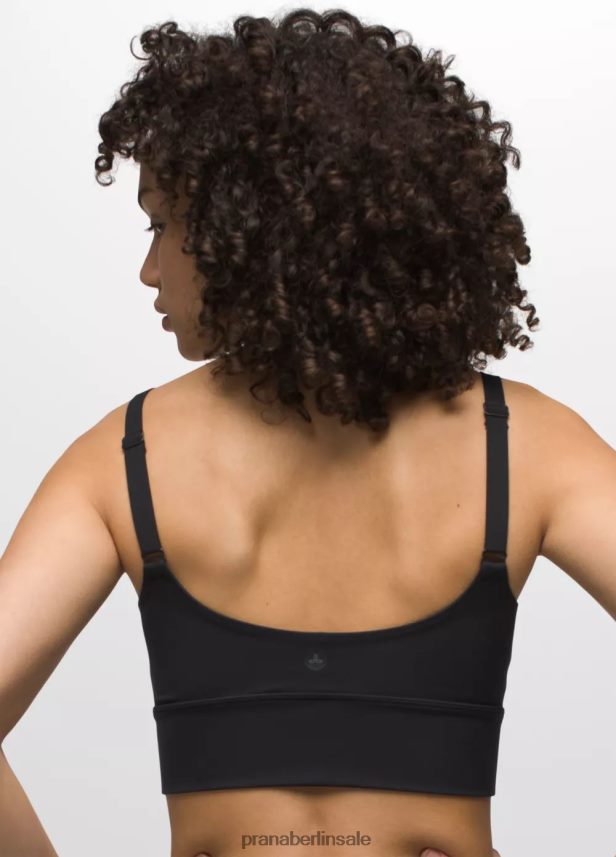 prAna Luxara Bralette Schwarz Kleidung Frauen 86B4N684