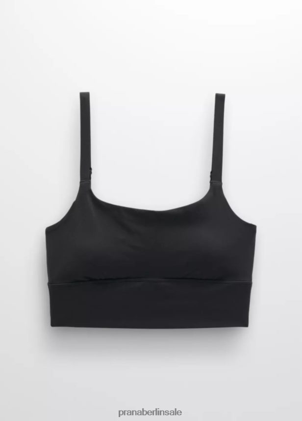 prAna Luxara Bralette Schwarz Kleidung Frauen 86B4N684