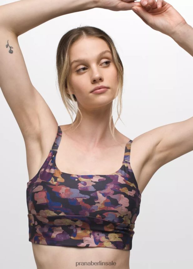 prAna Luxara Impresa Bralette Herbstbenommenheit Kleidung Frauen 86B4N6239