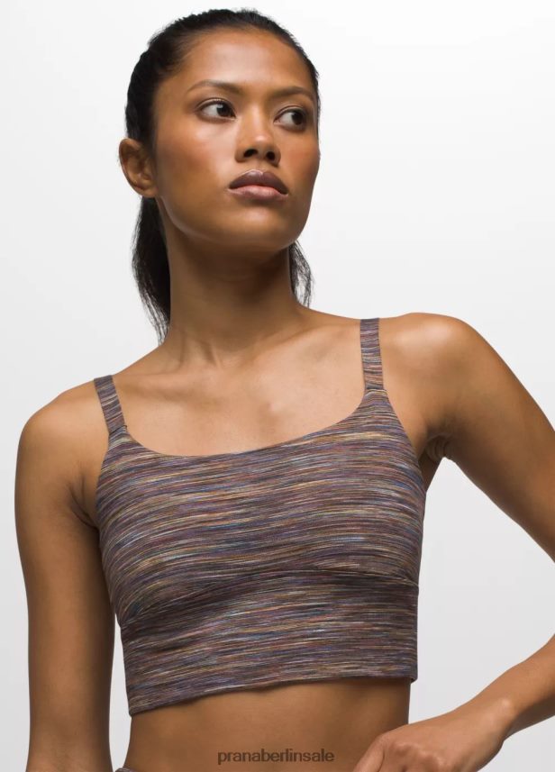 prAna Luxara Impresa Bralette Maulbeer-Spacedye Kleidung Frauen 86B4N6238