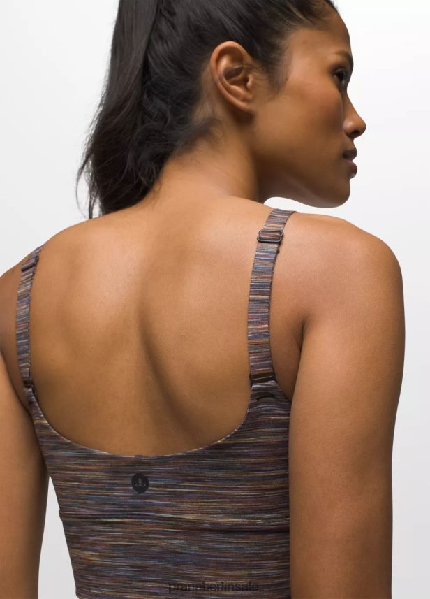 prAna Luxara Impresa Bralette Maulbeer-Spacedye Kleidung Frauen 86B4N6238