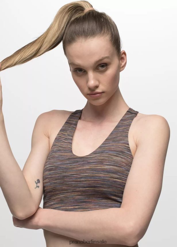 prAna Wende-Racerback von Luxara Maulbeer-Spacedye/Schwarz Kleidung Frauen 86B4N6116