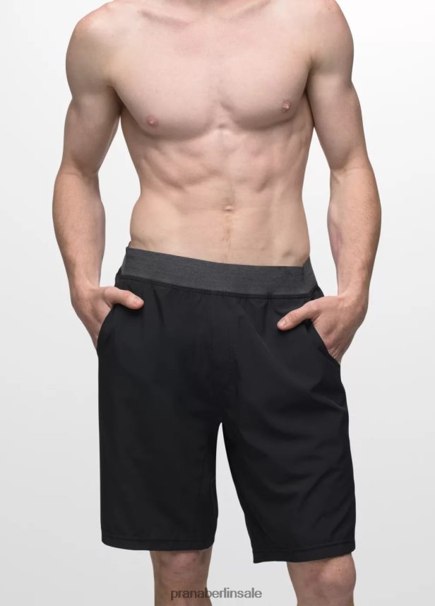prAna Super Mojo Short II Schwarz Böden Männer 86B4N61004