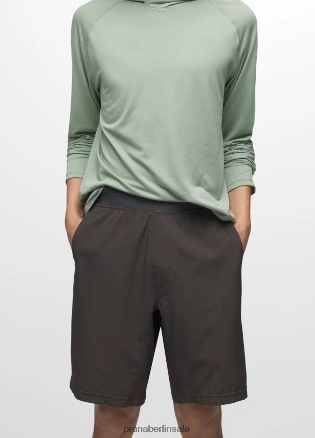 prAna Super Mojo Short II dunkles Eisen Böden Männer 86B4N61001