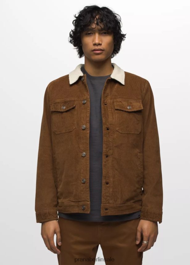 prAna Ashland-Cordjacke Sepia Kleidung Männer 86B4N61070