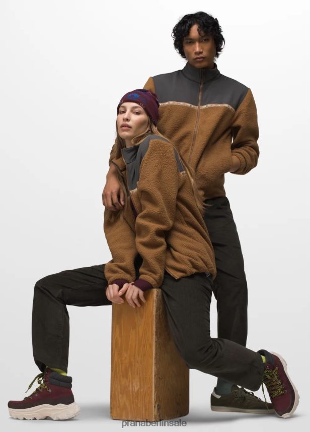 prAna Hurrikan fz Fleece Sepia Kleidung Männer 86B4N697