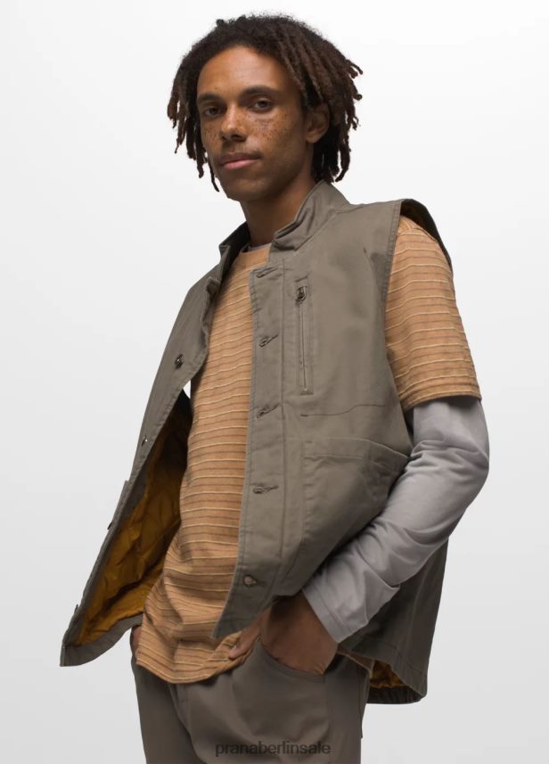 prAna zitternde Weste Schiefergrün Kleidung Männer 86B4N61074