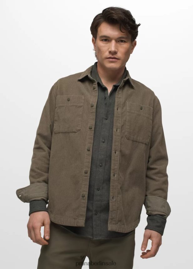 prAna Ridgecrest Langarm Schiefergrün Kleidung Männer 86B4N6858