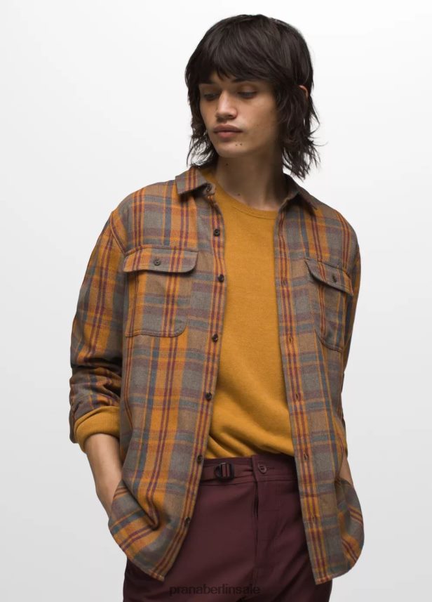 prAna Westbrook Flanellhemd gewürzt Kleidung Männer 86B4N6783