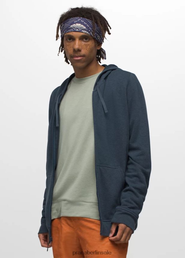 prAna Cardiff-Fleece mit durchgehendem Reißverschluss dunkles Himmelsheidekraut Kleidung Männer 86B4N6868