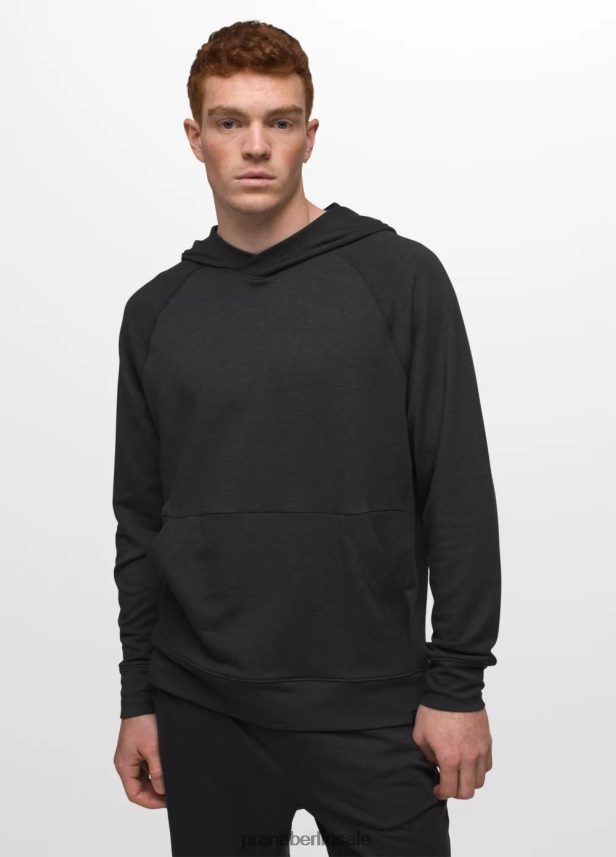 prAna Höhen-Tracker-Hoodie ii Schwarz Kleidung Männer 86B4N6841