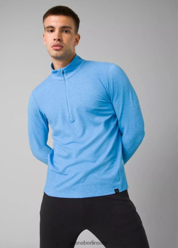 prAna Höhentracker 1/4 Zip II klarer Himmel Kleidung Männer 86B4N6839