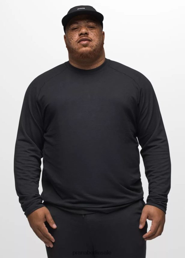 prAna Höhentracker-Crew ii Schwarz Kleidung Männer 86B4N6851