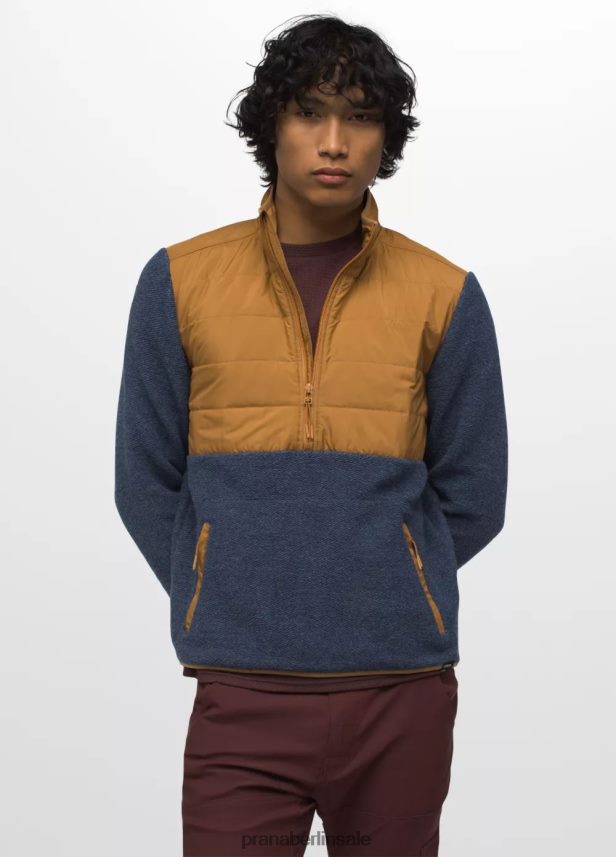 prAna Incrediwool 1/2 Reißverschluss stürmisches Nachtheidekraut Kleidung Männer 86B4N6835