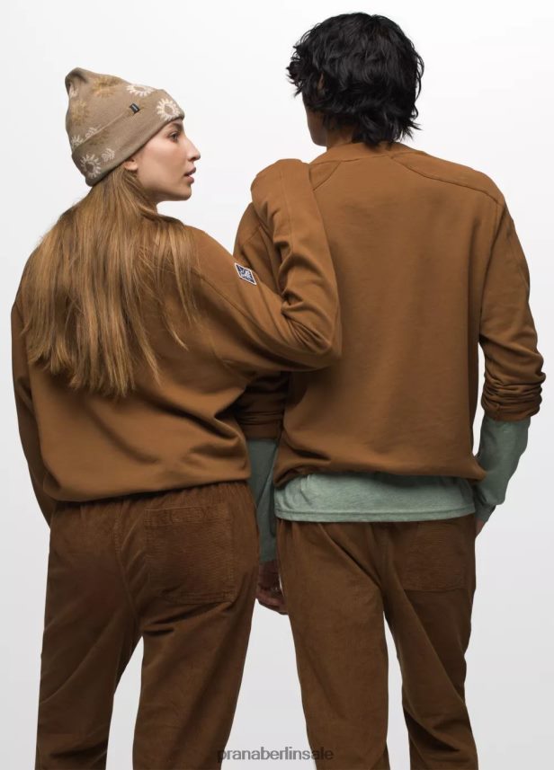 prAna Schlangenbiss-Sweatshirt Sepia Kleidung Männer 86B4N6172