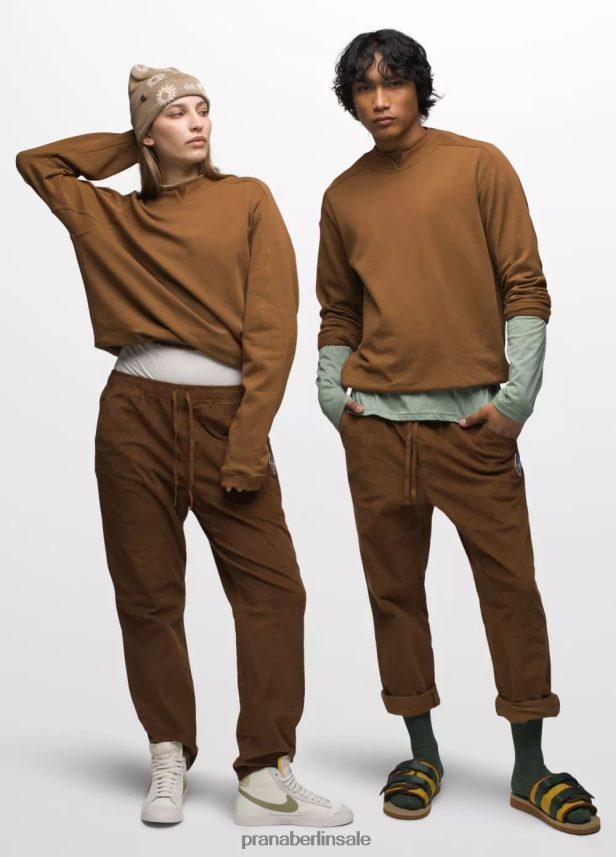 prAna Schlangenbiss-Sweatshirt Sepia Kleidung Männer 86B4N6172