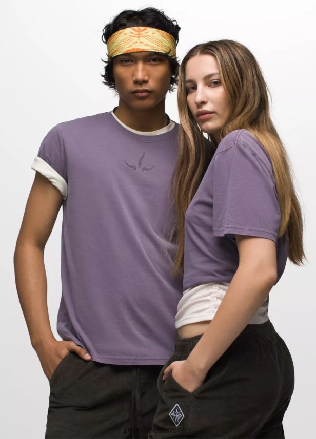prAna Kurzarm-T-Shirt mit Heritage-Grafik Amethyst Kleidung Männer 86B4N687