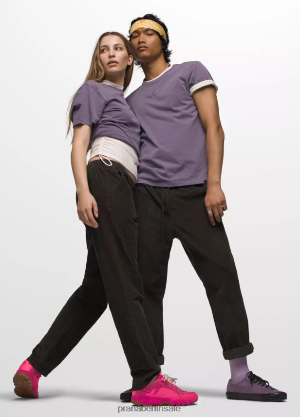 prAna Kurzarm-T-Shirt mit Heritage-Grafik Amethyst Kleidung Männer 86B4N687