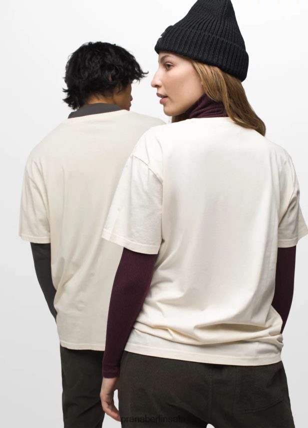 prAna Kurzarm-T-Shirt mit Heritage-Grafik Kreide Kleidung Männer 86B4N685