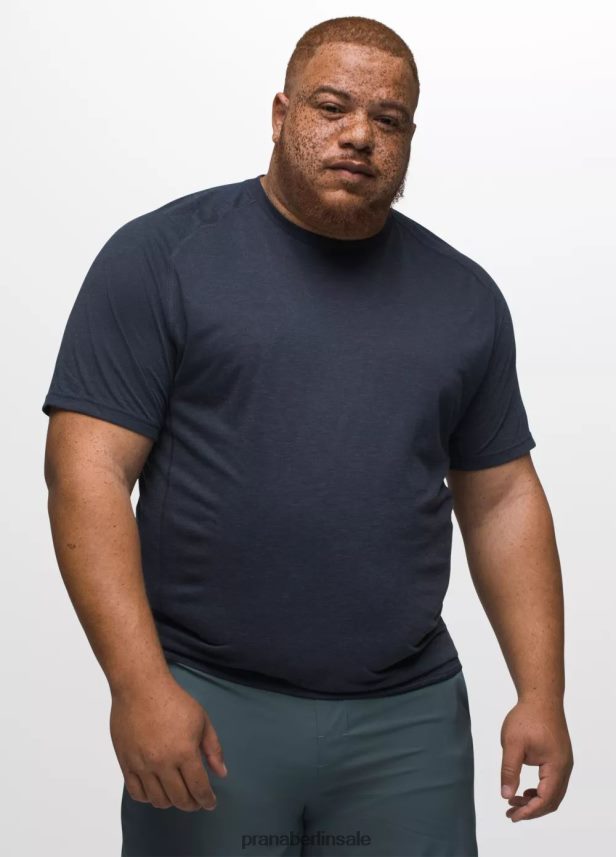 prAna Mission Trails Kurzarm-T-Shirt nautisches Heidekraut Kleidung Männer 86B4N6766