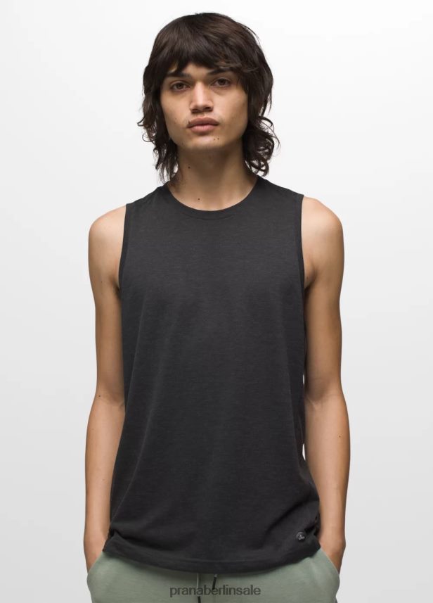 prAna Mission Trails Tank schwarze Heide Kleidung Männer 86B4N6801