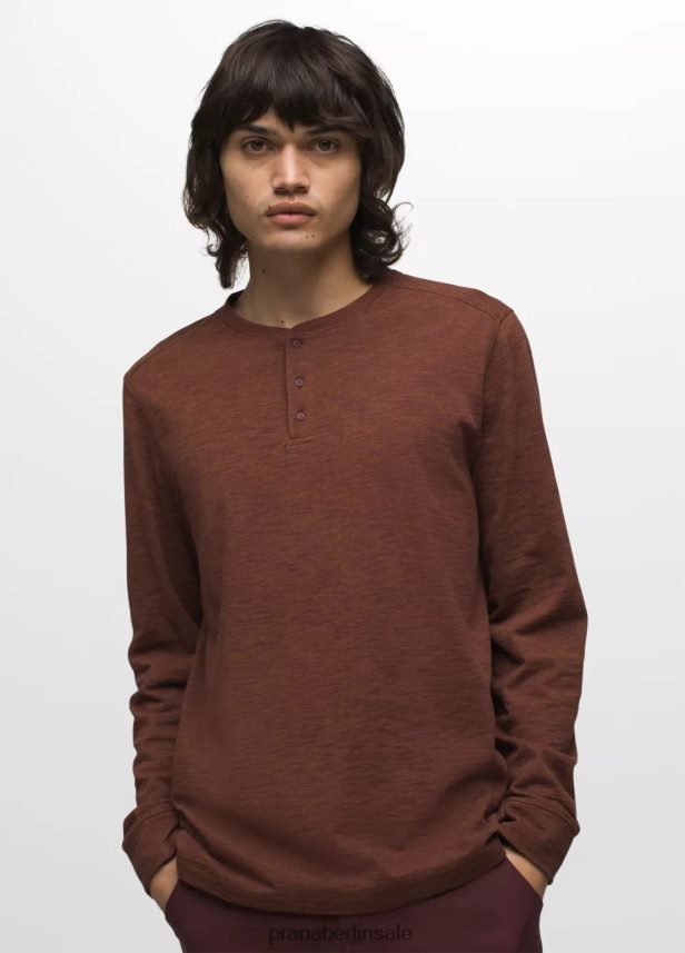 prAna Ronnie Henley II Kakaoheide Kleidung Männer 86B4N6863